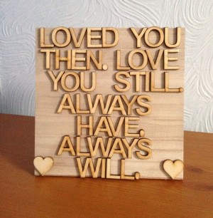 Like the idea of plaque/letters with a different quote