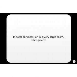 Oblique Stategies, Brian Eno/Peter Schmidt