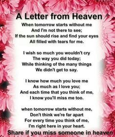 miss you death anniversary poems