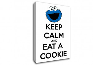Show details for Kitchen Quote Keep Calm And Eat A Cookie
