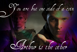 Arthur and Merlin by Gl30