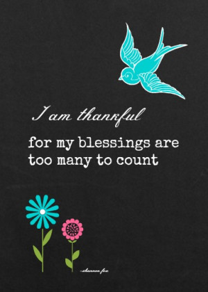 Four Free Chalkboard Printables {thankful blessings}