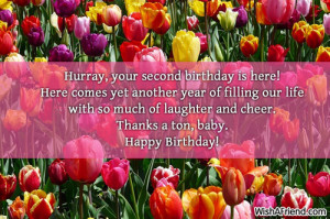 Happy Birthday Wishes for 1 Year Old Boy