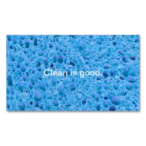 cleaning_service_house_cleaners_maids_fun_sponge_business_card ...