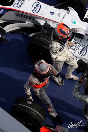 Heikki Kovalainen, Robert Kubica, Malaysian GP 2008