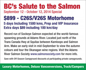 BC's Salute To The Salmon - Motorhome Rentals