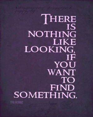 the hobbit typography quote poster 12x18 by studiomarshallarts, $15.00