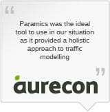 Paramics was the ideal tool to use in our situation as it provided a ...