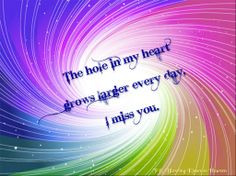 There's a hole in my Heart without you