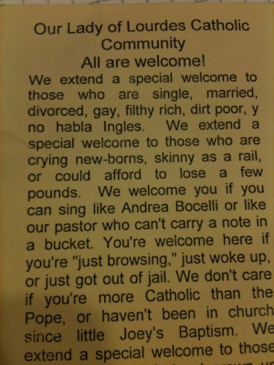 Church - All are welcome