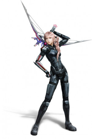 ... up in the Mass Effect N7 armor in Final Fantasy 13-2’s latest DLC