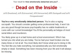 Apparently I'm not just a sociopath, I am a raging sociopath. What ...