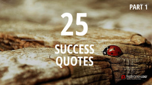 Free PowerPoint Quotes - Success