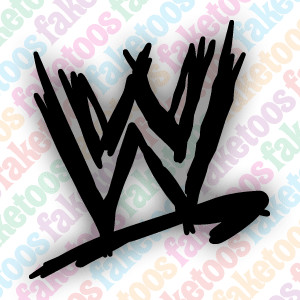 WWE Logo Stencil