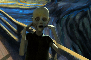 The Scream” by Edvard Munch as an animated GIF