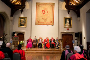 His Highness the Aga Khan receiving an honorary doctorate from Trinity ...