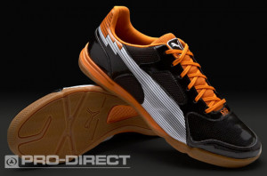 Home \ Puma Evospeed 4 Sala Boots - Blk/Wht/Orange