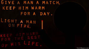 Man On Fire Quote High Resolution Wallpaper, Free download Man On Fire ...