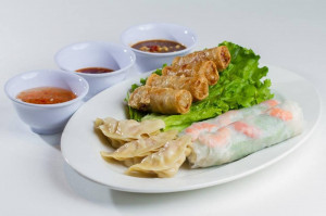 Have it all wtih the appetizer trio; spring rolls, summer rolls and ...