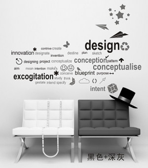 DIY Novelty Households English Quote Vinyl Wall Art Decal Stickers ...