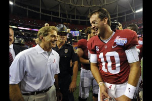 ... Nick Saban in person and had this funny analysis of the Crimson Tide