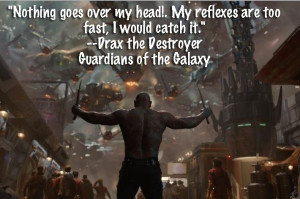 Guardians of the Galaxy TOP Drax the Destroyer Quotes! - JustEnza.com