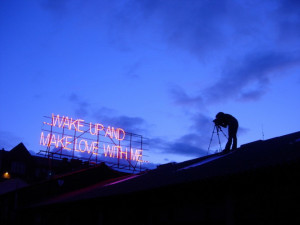 Neon quotes about love