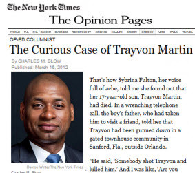 Human Rights, Racist anti-Racism and the Trayvon Martin Case