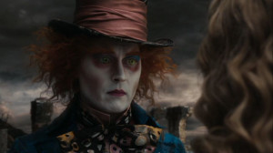Mad Hatter (Johnny Depp) Alice In Wonderland Screencaps
