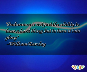 Endurance Quotes