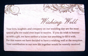 Wishing Well Quotes Wedding