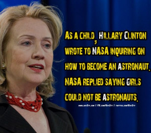 Hillary Clinton and NASA – Fact