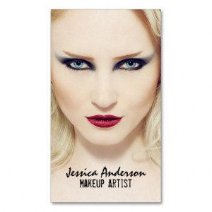 Displaying 19 Images For Hair And Makeup Artist Business Cards