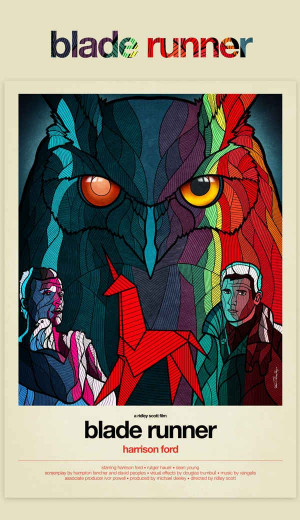 Blade Runner (1982) | 8 Modern Redesigns Of Classic '80s Movie Posters