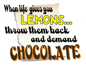 Funny Chocolate Quotes...