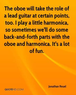 Jonathan Reuel - The oboe will take the role of a lead guitar at ...