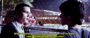 Teen Wolf Quote (About batman, gif, hero, robin)