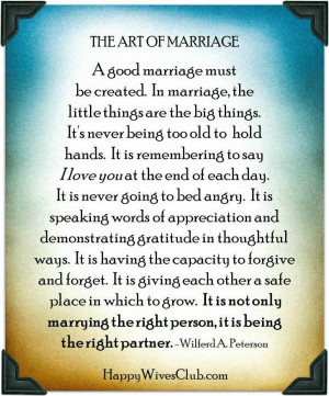 Wilferd Peterson...The Art of Marriage