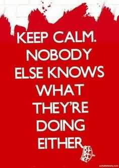 Good Graduation Quotes ~ Keep Calm Nobody Else Knows What They’re ...
