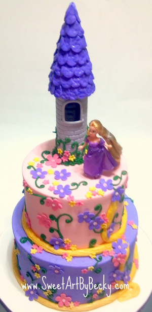 Tangled Rapunzel Birthday Cakes