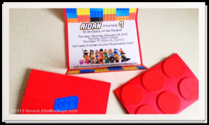 LEGO Birthday Party Invitation Template