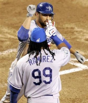 Matt Kemp and Manny Ramirez