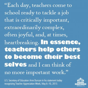 Teachers help others become their best selves.