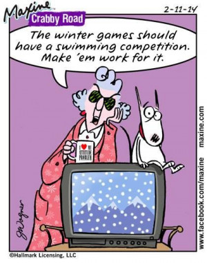 Maxine on Winter Games