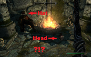 Jester Head Rolls but Hat Stays On