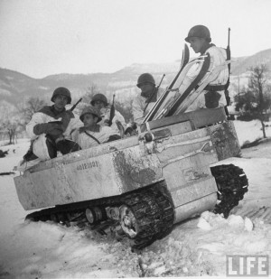US 10th Mountain Division ski patrol. Italy, April 1945. Photographer ...