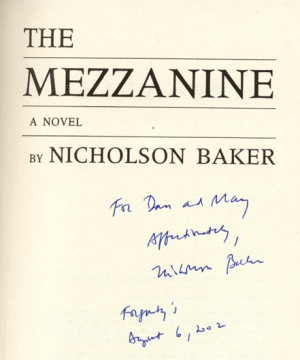 ... quotes biography if you like baker nicholson baker s autograph
