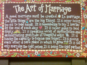 Beautiful quote about marriage.
