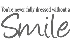 Smile Wall Quote wall art