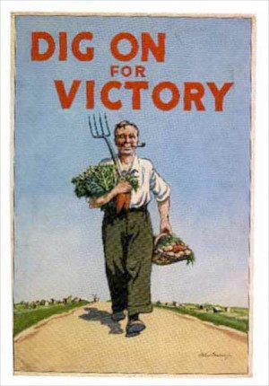 Vintage victory garden poster